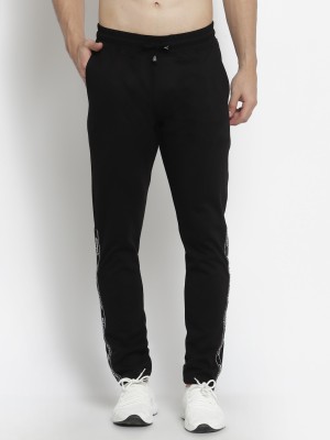 Club York Printed Men Black Track Pants