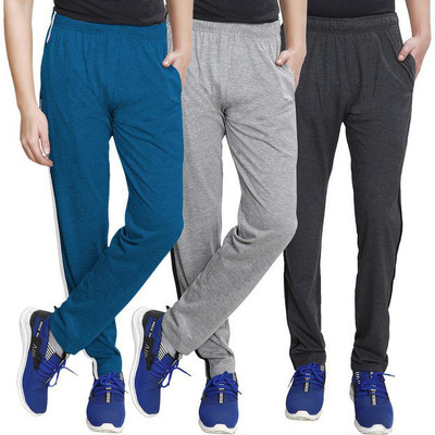 TT Solid Men Light Blue, Grey Track Pants