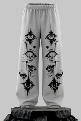 ZEN1FASHION Printed Men Grey Track Pants