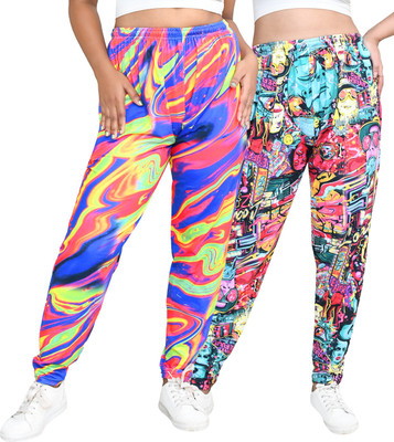 RAPL BHARAT Printed Women Multicolor Track Pants
