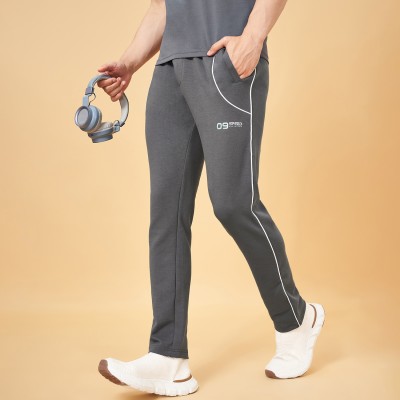 Ajile By Pantaloons Solid Men Grey Track Pants