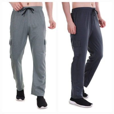 NAVII CLOTHING Solid Men Olive, Grey Track Pants