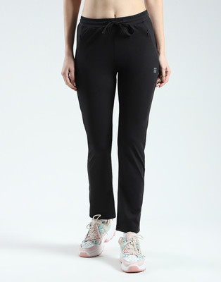 Rock.it Solid Women Black Track Pants
