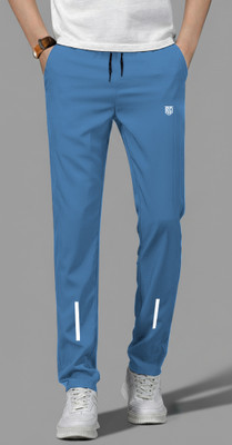 ROYSTER CALLUS Solid Men Light Blue Track Pants