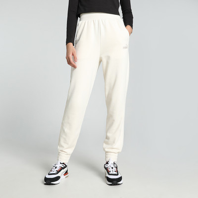 PUMA Solid Women White Track Pants