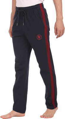 U.S. POLO ASSN. Solid Men Dark Blue Track Pants