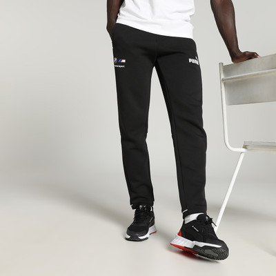 PUMA Solid Men Black Track Pants