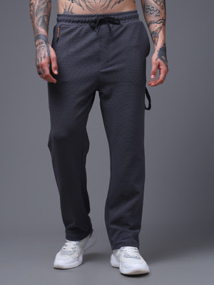 MADSTO Solid Men Grey Track Pants