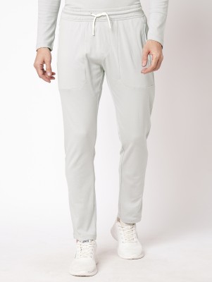 ROOKIES Solid Men Grey Track Pants