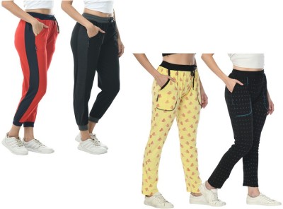 IndiWeaves Printed Women Multicolor Track Pants