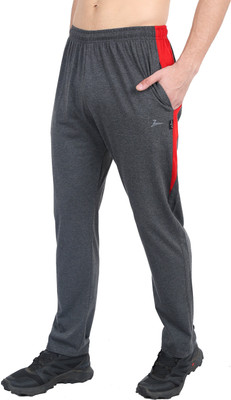 Zeffit Solid Men Grey Track Pants
