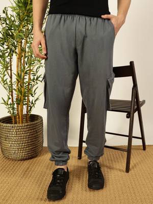 Thomas Scott Solid Men Grey Track Pants