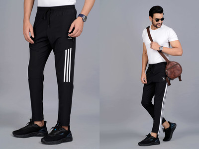 jorkk Striped Men Multicolor Track Pants