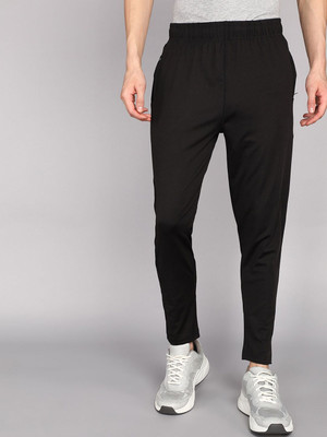 Moda Rapido Solid Men Black Track Pants