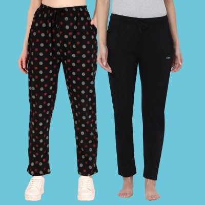 Kiba Retail Printed Women Multicolor Track Pants