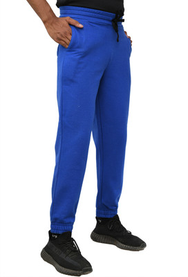CARBON BASICS Solid Men Blue Track Pants