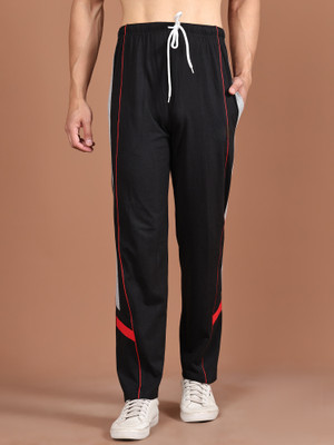VIMAL JONNEY Solid Men Black Track Pants