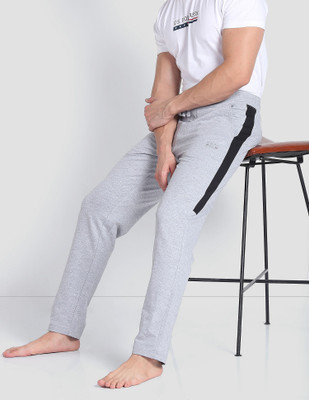 U.S. POLO ASSN. Solid Men Grey Track Pants