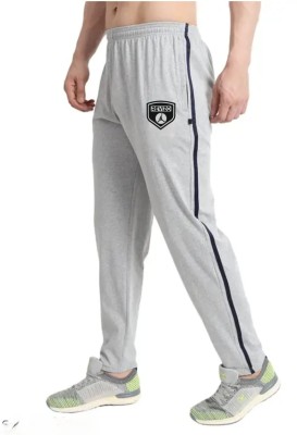 REVIZO Solid Men Grey, Blue Track Pants