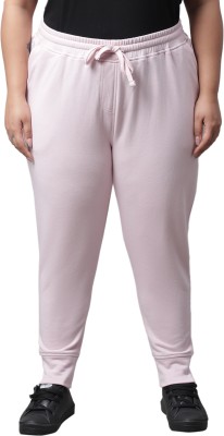 A nd J Solid Women Pink Track Pants