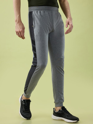 Hint Striped Men Grey Track Pants