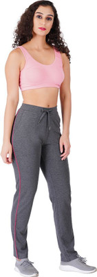 Faso Solid Women Purple Track Pants