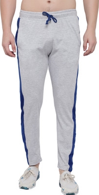 MYOO Solid Men Grey Track Pants