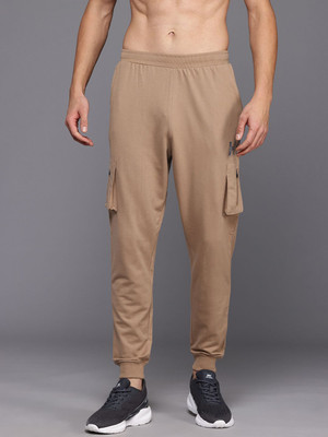 HRX by Hrithik Roshan Solid Men Beige Track Pants