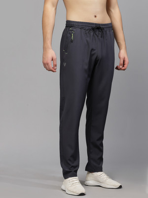 UZARUS Solid Men Grey Track Pants