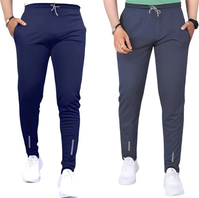 ACESPORRTS Solid Men Multicolor Track Pants
