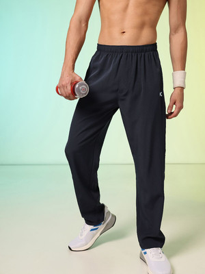 HRX by Hrithik Roshan Printed Men Black Track Pants