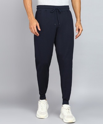 Trendyol Solid Men Dark Blue Track Pants