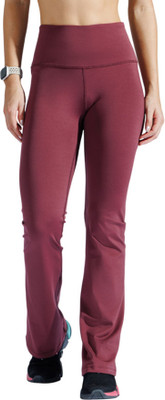 BASICPLZ Solid Women Maroon Track Pants