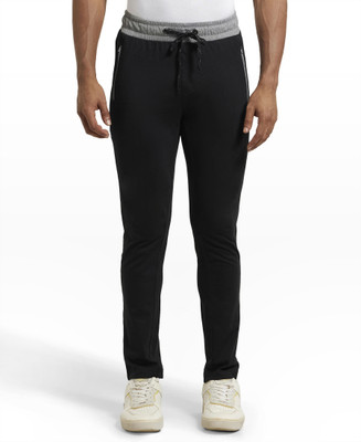 JOCKEY 9510 Solid Men Black Track Pants