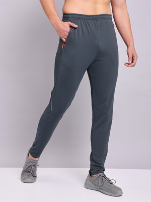 TECHNOSPORT Solid Men Grey Track Pants