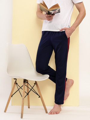 TT Solid Men Blue Track Pants