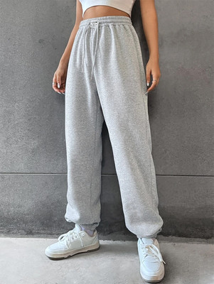 KOTTY Solid Women Grey Track Pants