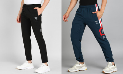 YUNEK Printed Men Multicolor Track Pants