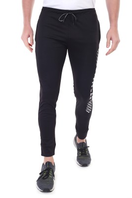 Toxic ADDICTION Self Design Men Black Track Pants