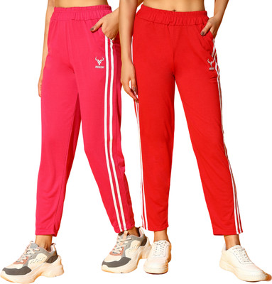 zazbi Solid Women Multicolor Track Pants