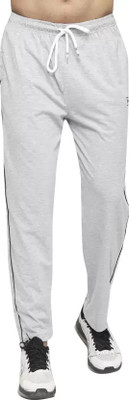 Magknit Self Design Men Grey Track Pants