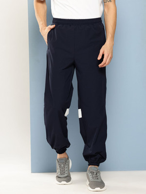SLAZENGER Solid Men Blue Track Pants