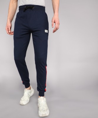 GYRFALCON Printed Men Dark Blue Track Pants