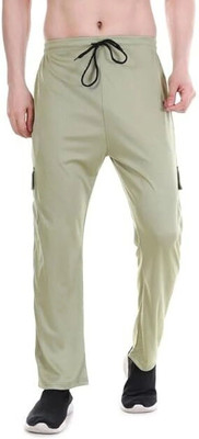 NAVII CLOTHING Solid Men Light Green Track Pants
