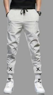 AR 9 Printed Men Grey Track Pants