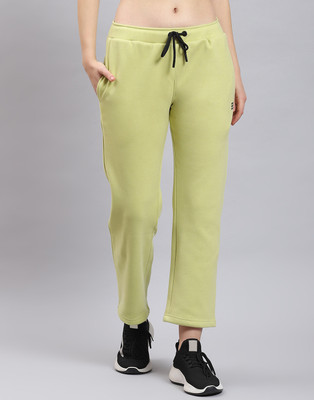 Rock.it Solid Women Green Track Pants