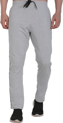 Indian Pride Solid Men Grey Track Pants