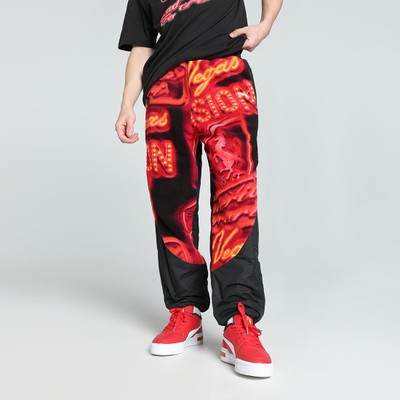 PUMA Printed Men Black Track Pants