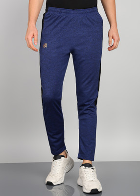 Moda Rapido Solid Men Dark Blue Track Pants
