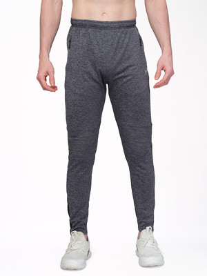 TECHNOSPORT Self Design Men Grey Track Pants